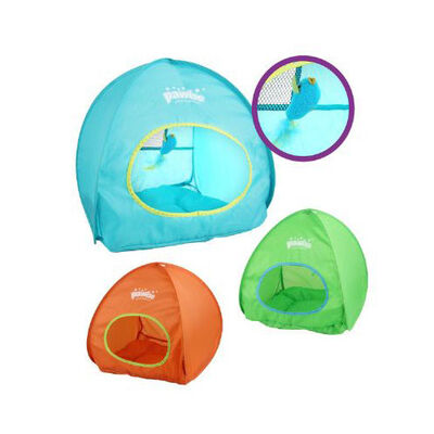 Pawise Cat Camping Tent with Bird Toy and Cushion 46.5cm