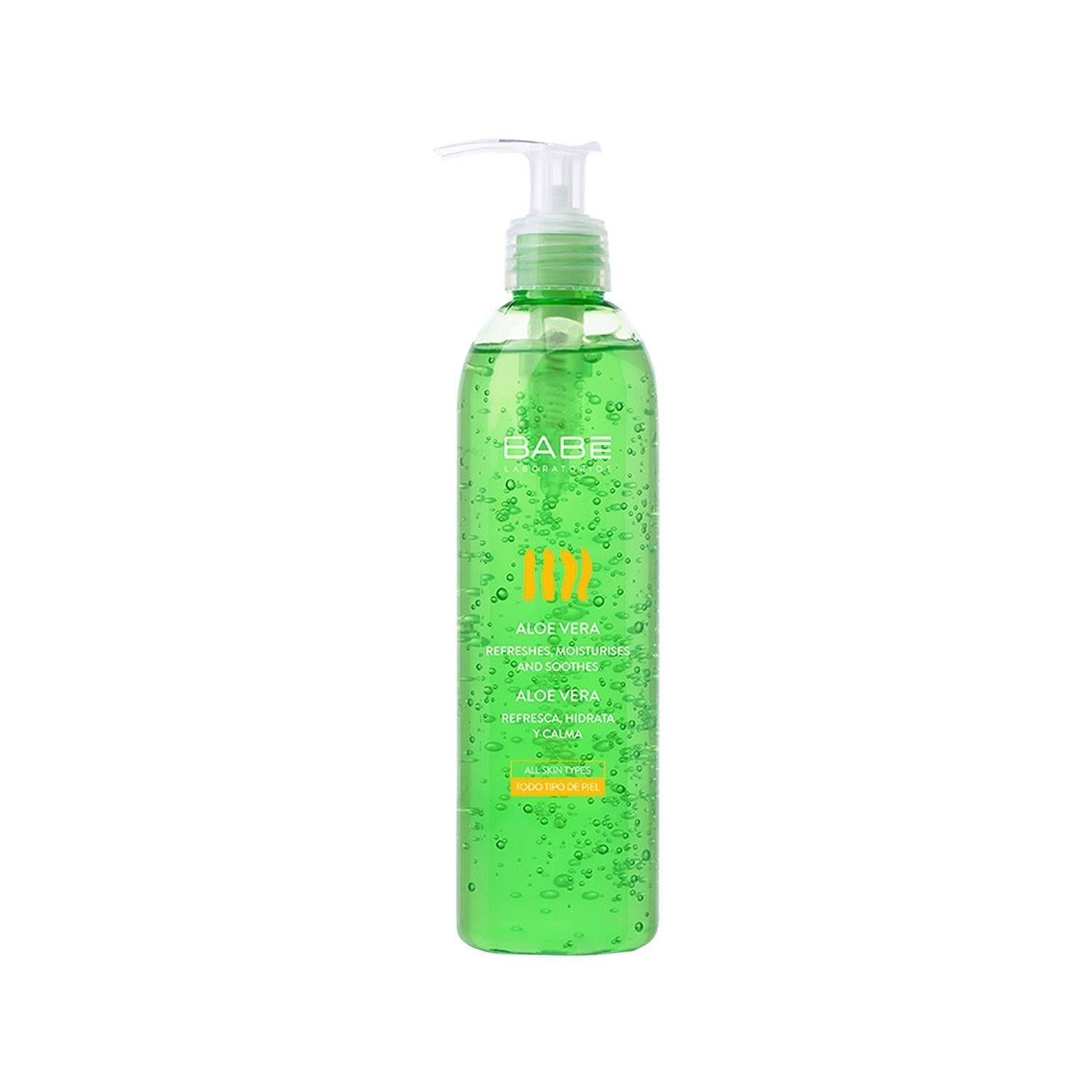 Babe Aloe Vera Gel - 300ml Soothing &amp; Moisturizing Natural Skin Care for Sensitive Skin