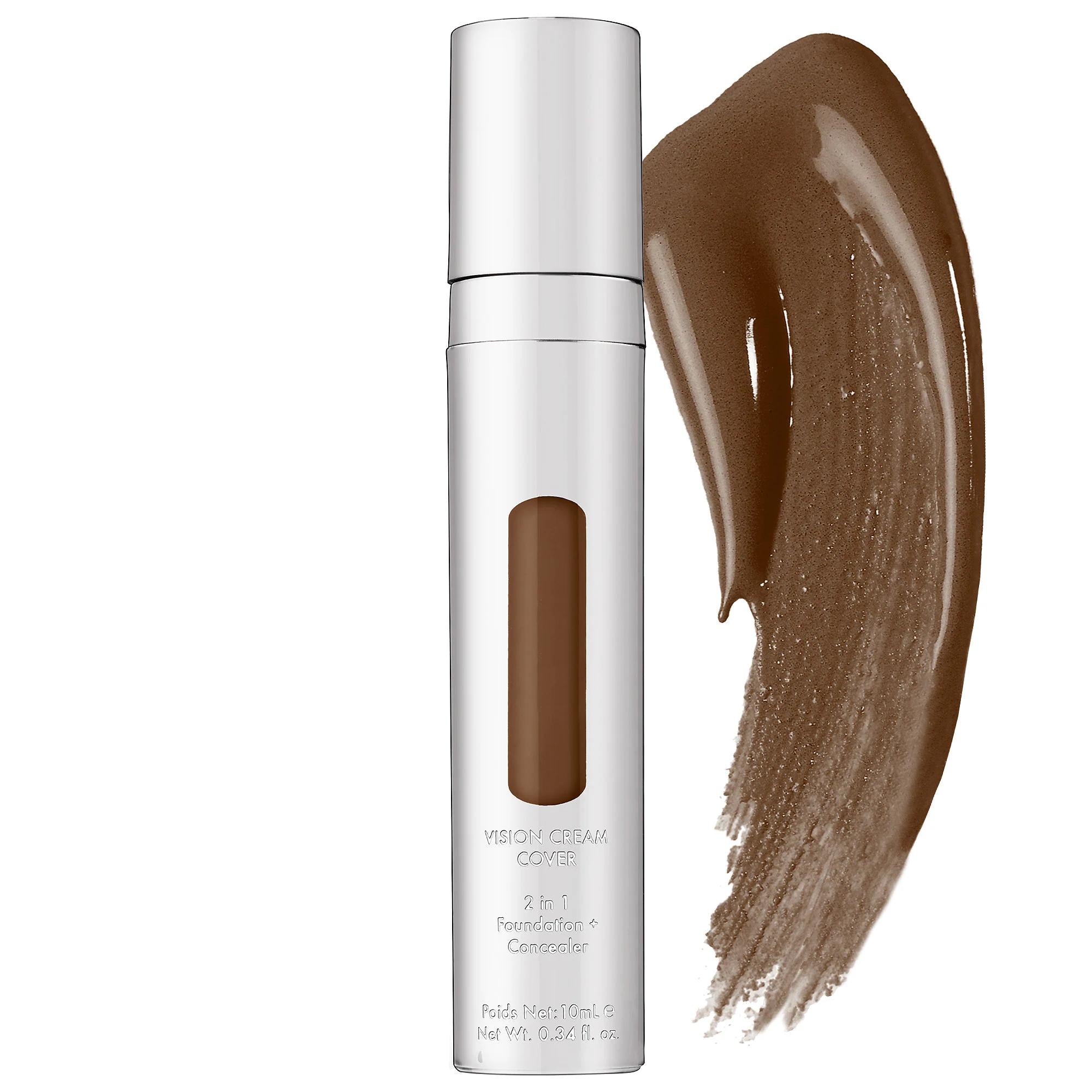 Vision Cream Cover Adjustable Foundation &amp; Concealer - Natural Finish, Vegan, Buildable Coverage