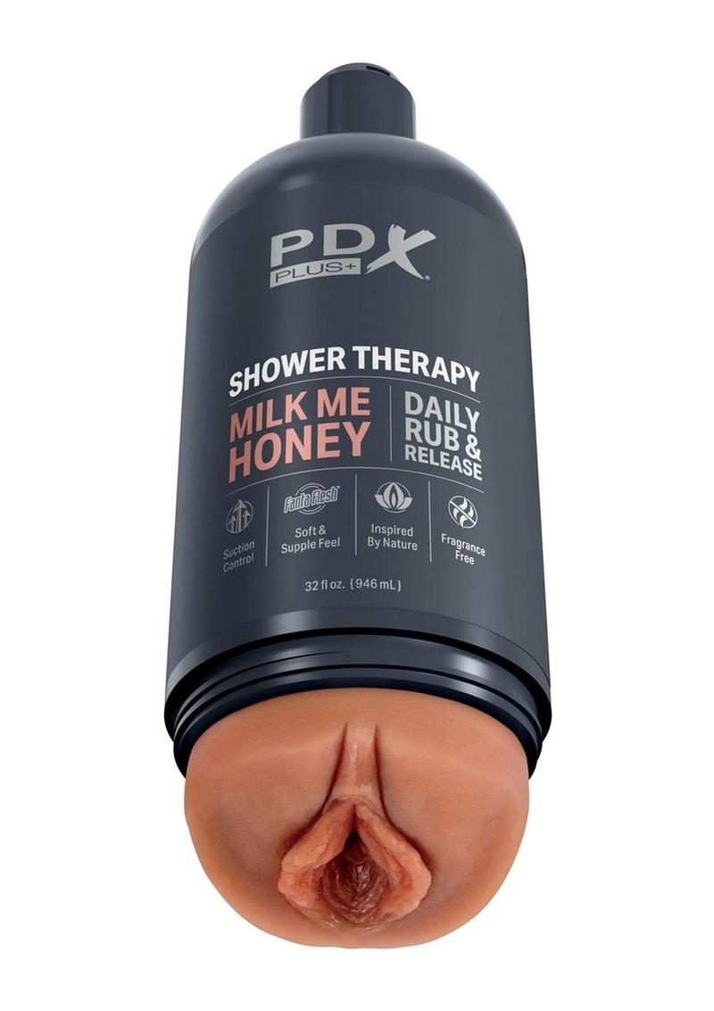 PDX Plus Shower Therapy Milk Me Honey Stroker
