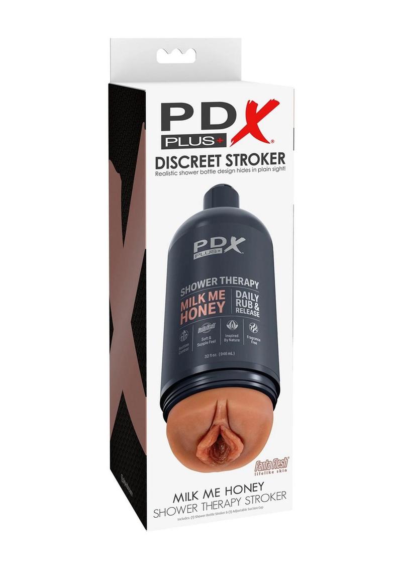 PDX Plus Shower Therapy Milk Me Honey Stroker