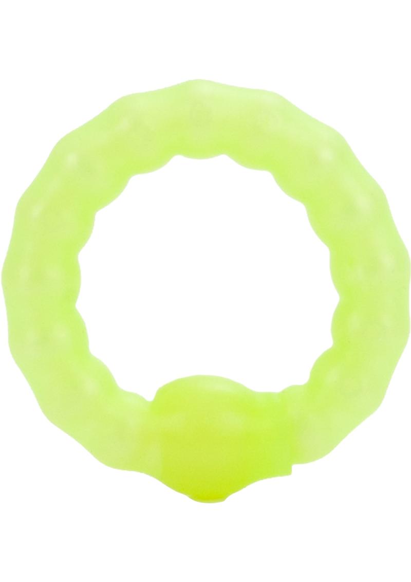 CalExotics Pearl Beaded Prolong Ring Silicone
