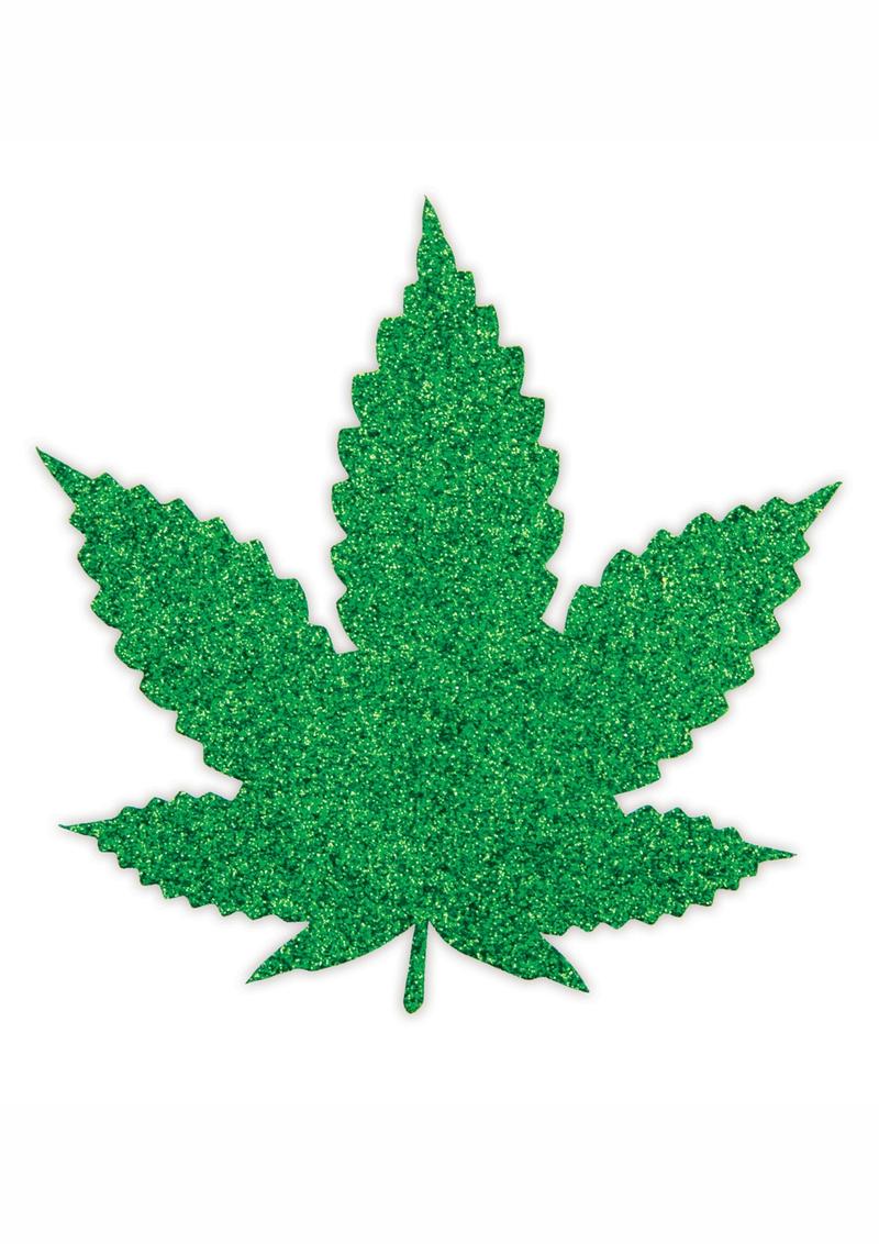 Peekaboos Mary Jane Premium Pasties Green Glitter Nipple Covers