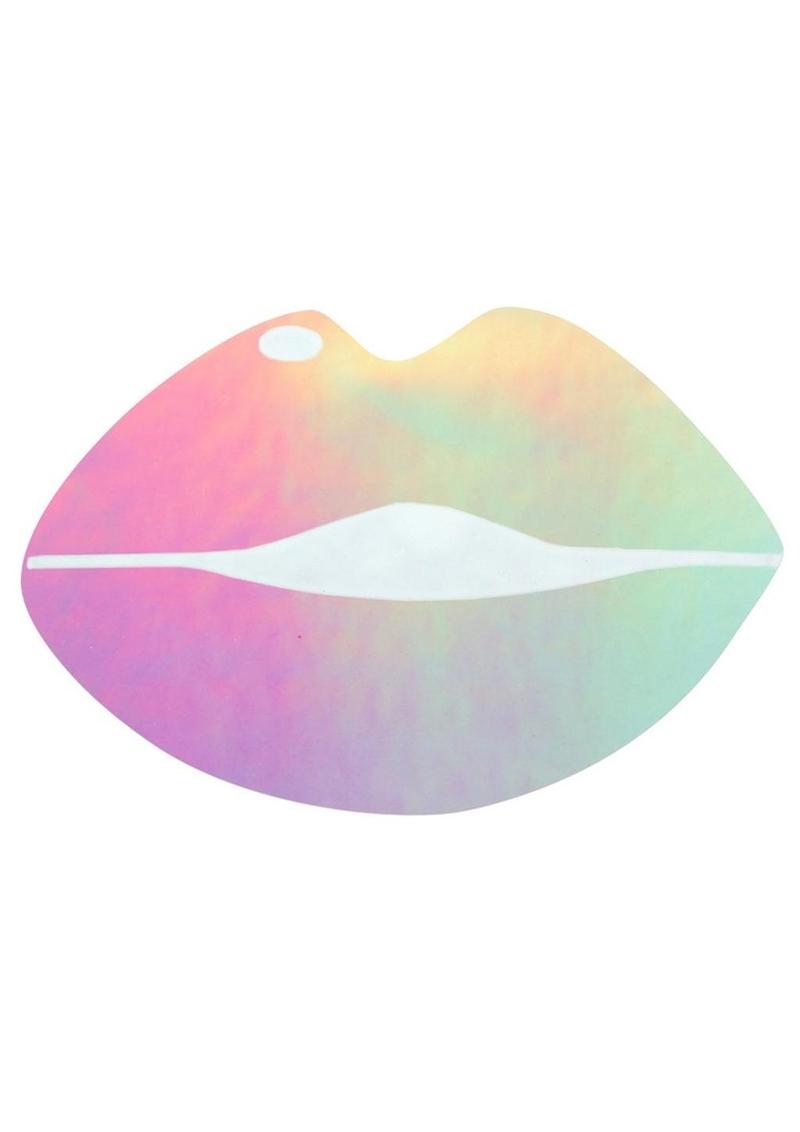 Peekaboos Pride Lips Pasties Rainbow And Iridescent Blue Covers