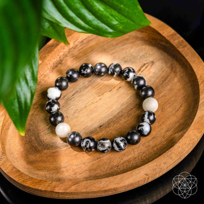 Permission to Pause - The Zebra Jasper Bracelet