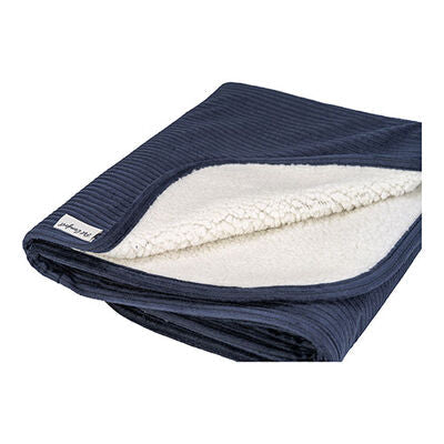 Pet Comfort Lodix Vita Navy Blue Plush Dog Blanket Medium 70x100cm