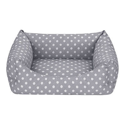 Pet Comfort Uniform Polka Dot Pet Bed for Small Breeds 40x50 cm