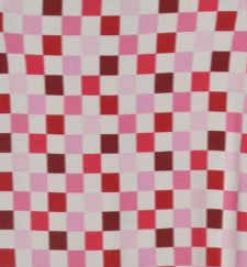 Pink Checkered Zipper Footie