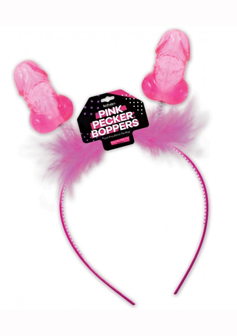 Pink Pecker Boppers Headband