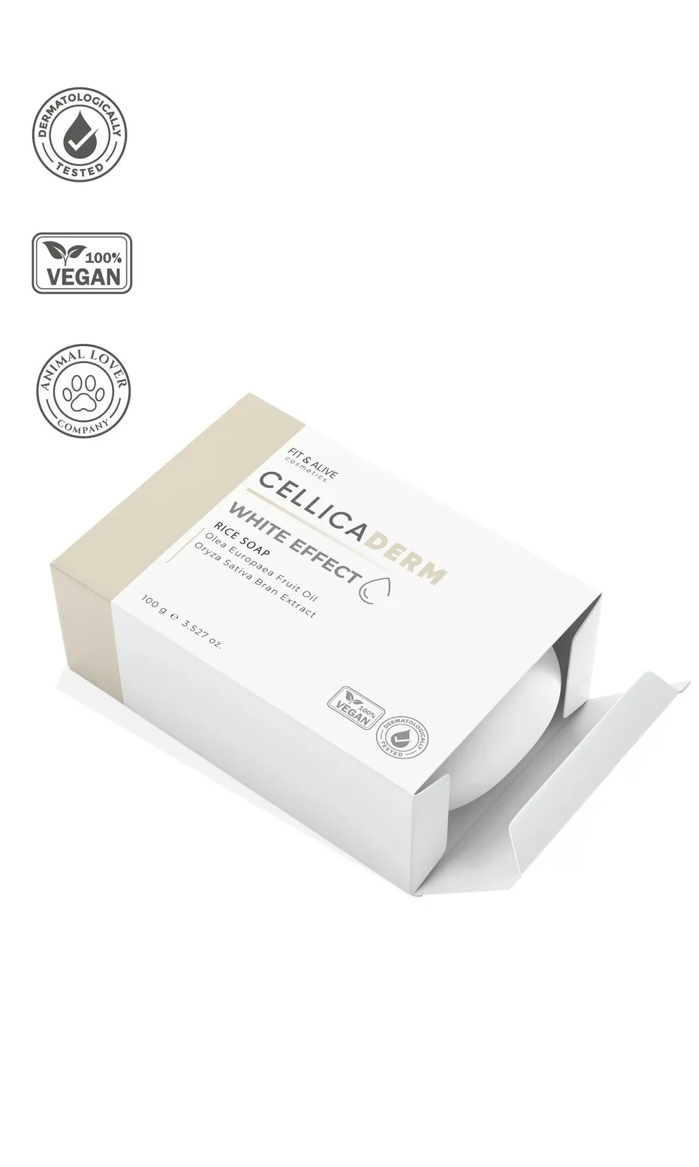 Fit &amp; Alive Rice Soap - Whitening Effect