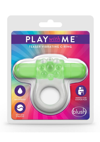 Play With Me Teaser Vibrating C Ring IPX7 Waterproof