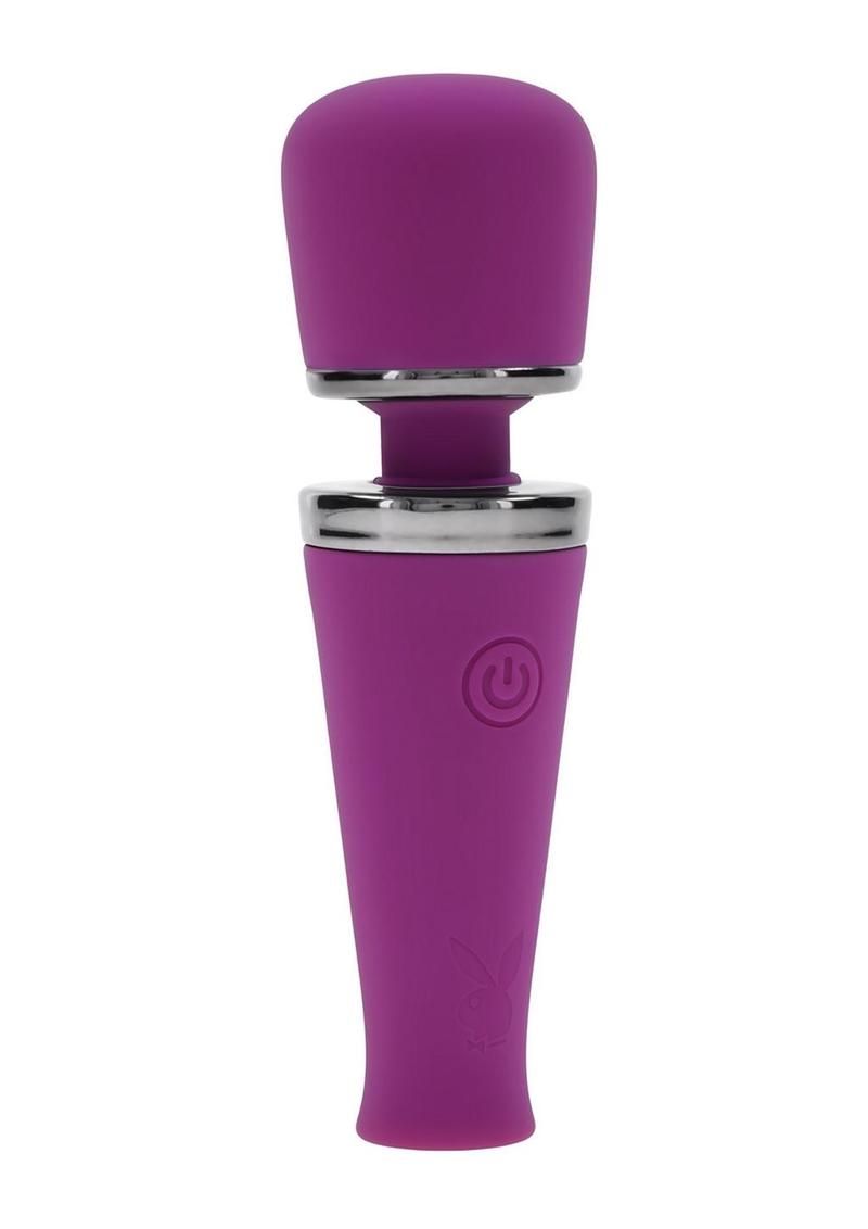 Playboy Mic Drop Wand Vibrator – Rechargeable &amp; Powerful