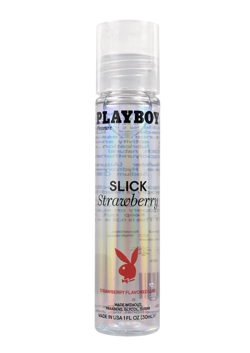 Playboy Slick Strawberry Water Based Flavored Lubricant
