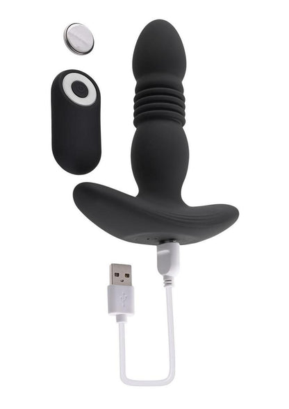 Playboy Trust The Thrust Silicone Thrusting Anal Plug