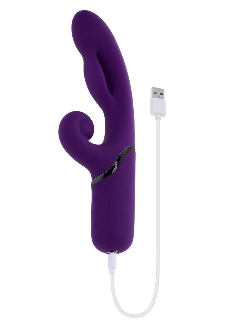 Evolved Pleasure Puff Expandable Rabbit Vibrator