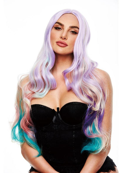 Pleasure Wigs Ella Pastel Rainbow Wig