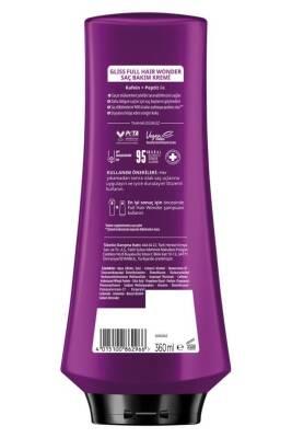 Gliss Full Hair Wonder: Anti Hair Loss Cream - Biotin &amp; Collagen Hair Strengthening, Volumizing Conditioner Treatment (12.17 fl oz)