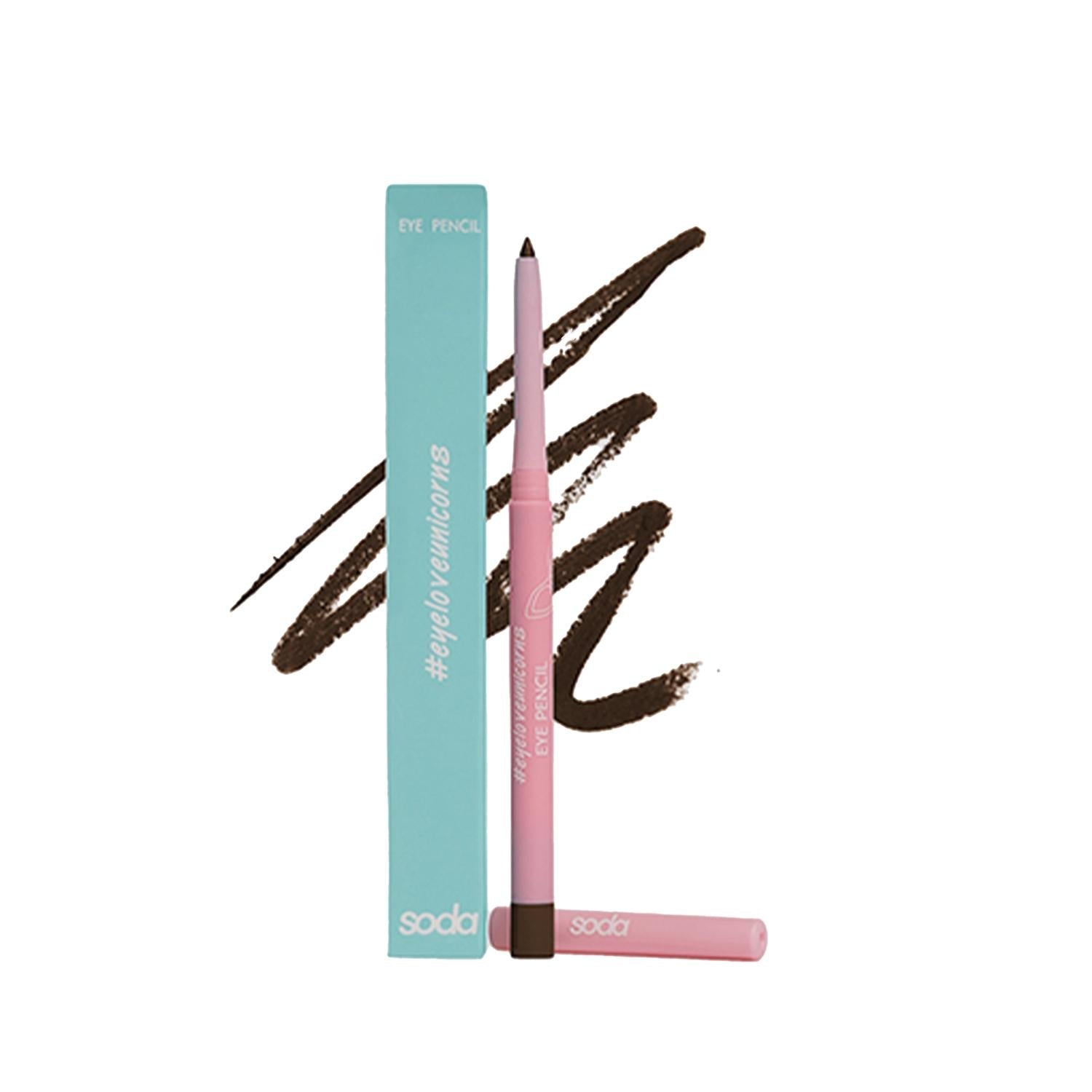 Soda Brand Eyeliner Eye Pencil 002 - Precise Makeup for Attractive Eye Look