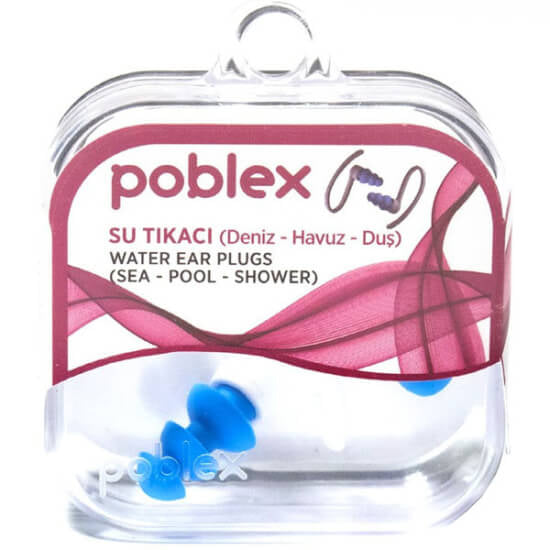 Poblex Water Earplugs for Swimming &amp; Bathing 1 Pair