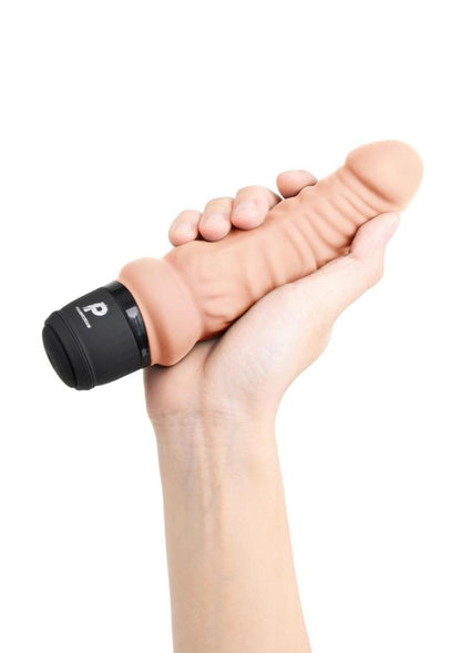 PowerCocks 6 Inch Silicone Rechargeable Realistic Vibrator