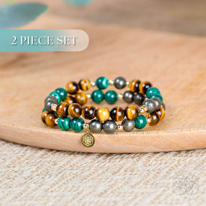 Powerhouse of Success - Trio of Stones Bracelet Bundle