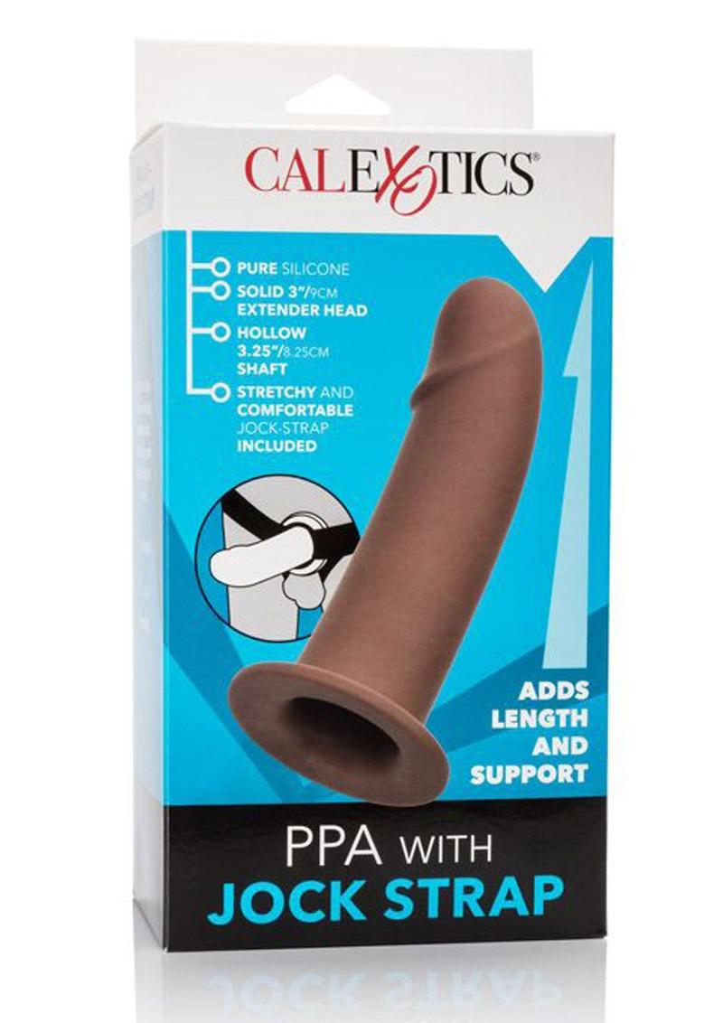 CalExotics Easy to Clean PPA Penis Pump Extender with Jock Strap