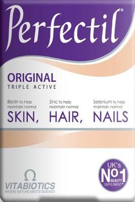 Vitabiotics Perfectil: Advanced Skin, Hair, &amp; Nail Vitamins - Beauty Supplement for Healthy Growth &amp; Glowing Skin, 30 Tablets