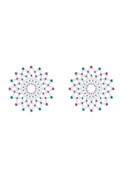 Pretty Pasties Charm II Blue And Purple One Pair