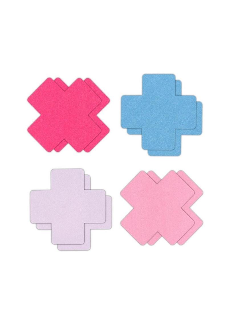 Pretty Pasties Cross II Multicolor Self-Adhesive Nipple Covers