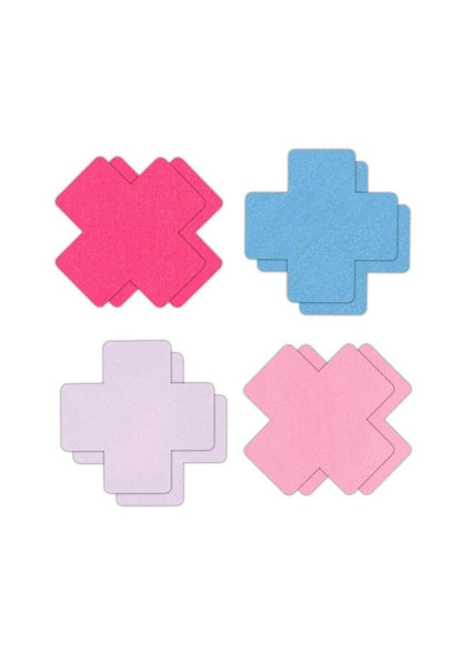 Pretty Pasties Cross II Multicolor Self-Adhesive Nipple Covers