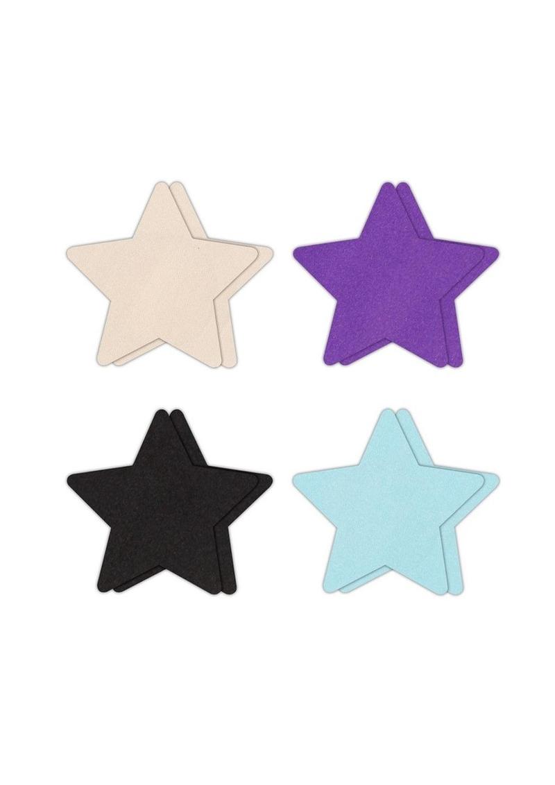 Pretty Pasties Glitter Star 4 Pairs for Bold Style