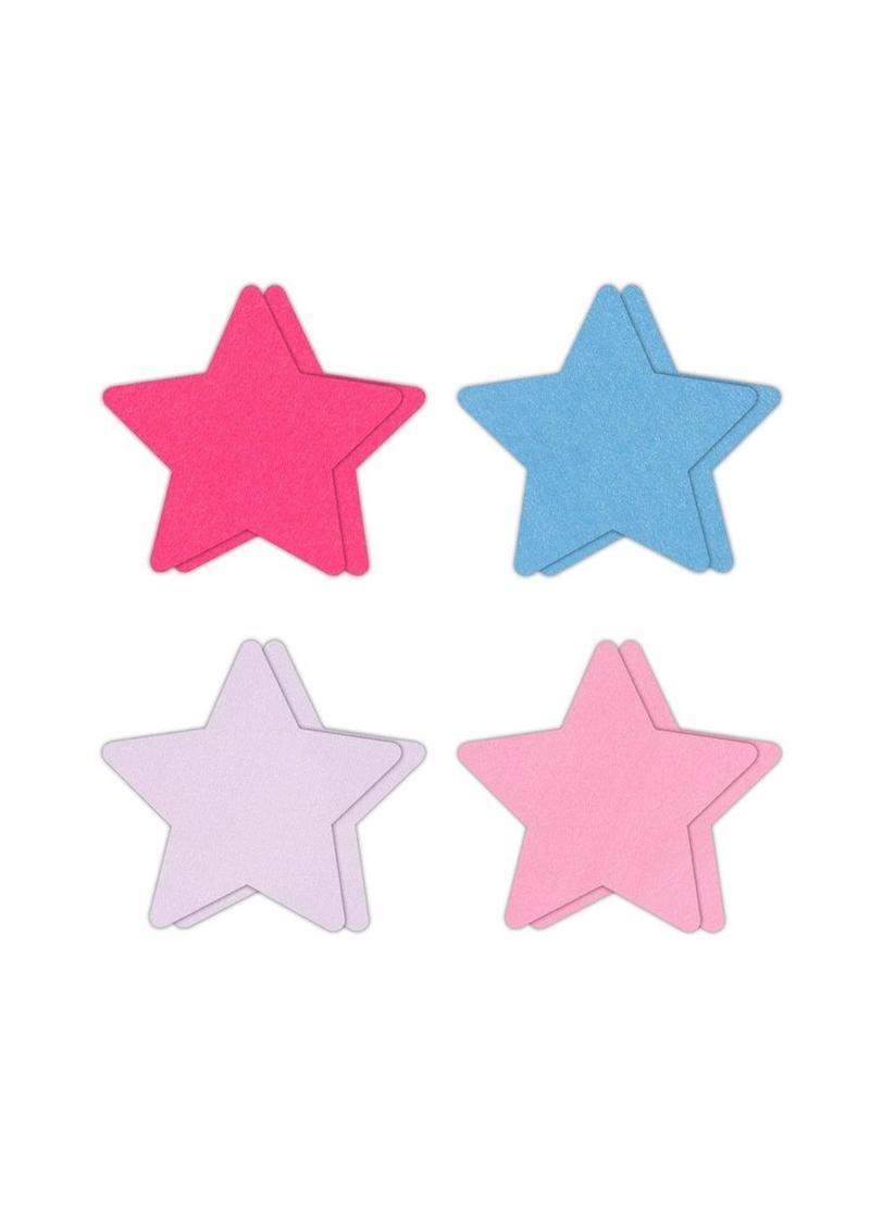 Pretty Pasties Star II Multicolor Self-Adhesive Nipple Covers