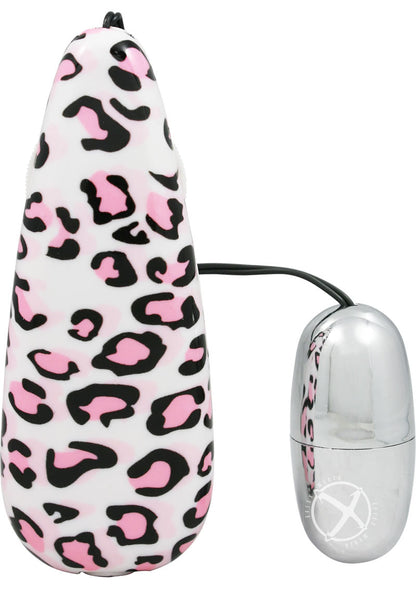 Primal Instinct Zebra Print Bullet Vibrator