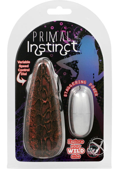 Primal Instinct Zebra Print Bullet Vibrator