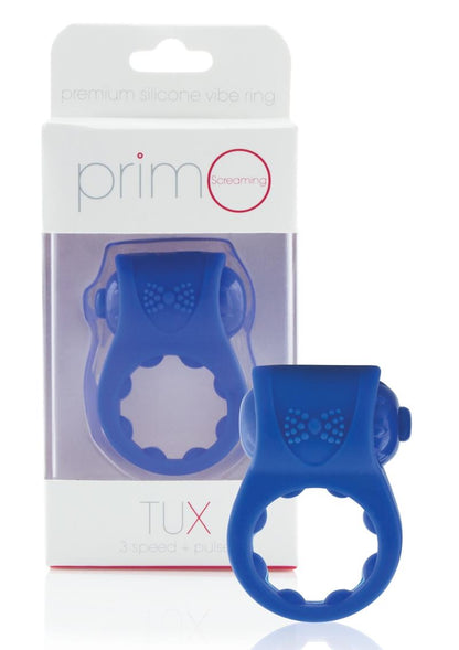 Primo Screaming Tux Silicone Vibrating Ring