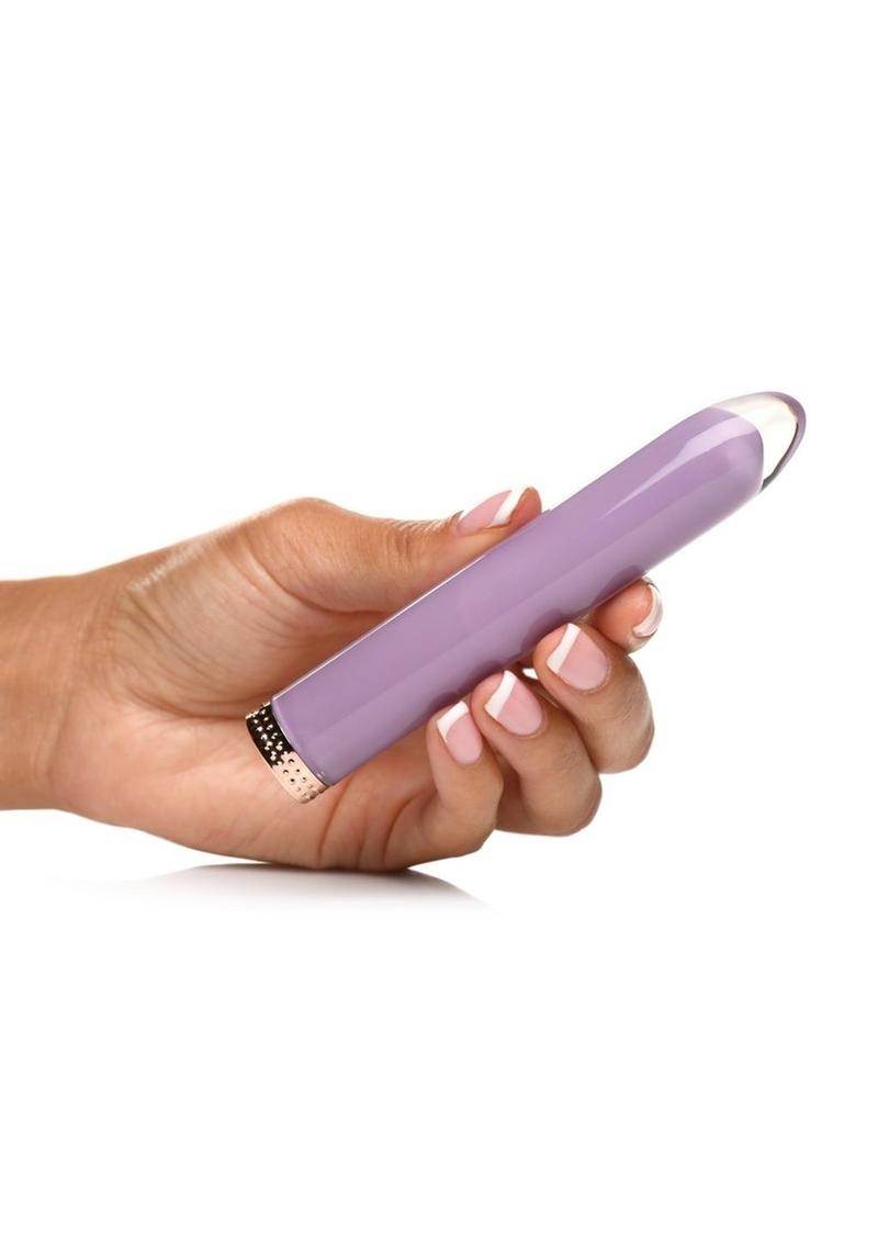 Prisms 10X Mini Vibrating Rechargeable Glass Bullet