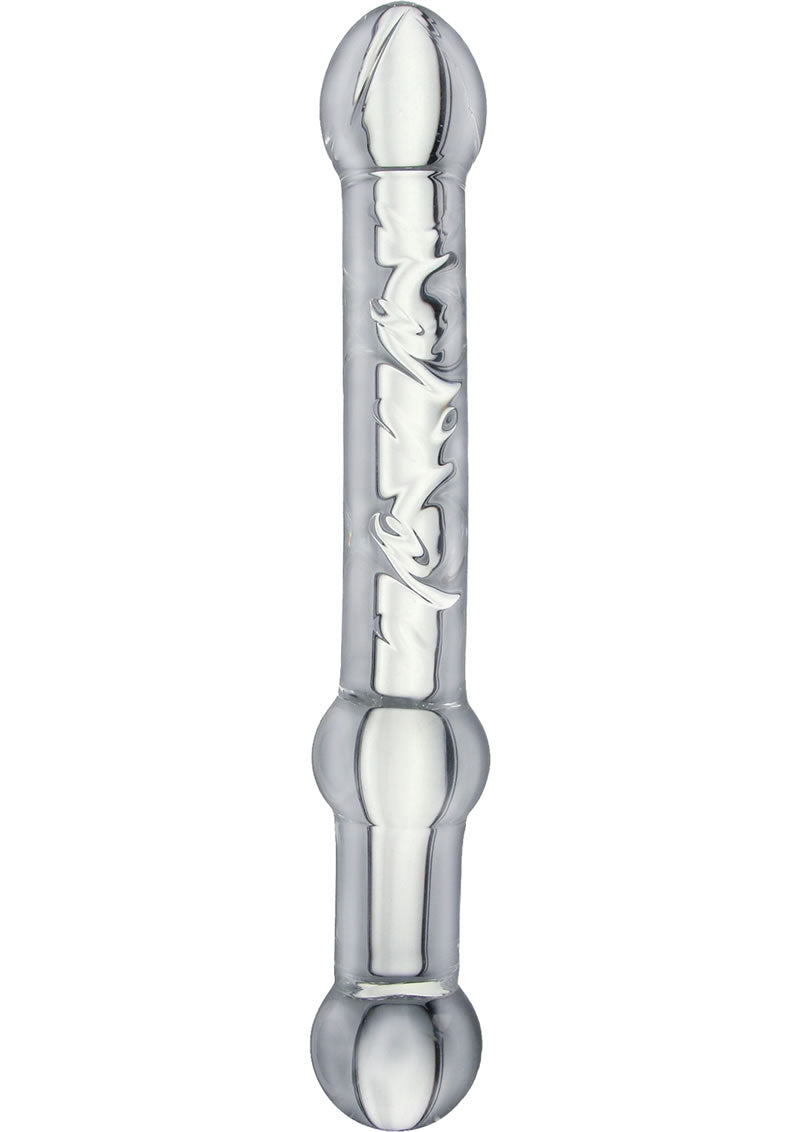 Prisms Prana Glass Thrusting Anal Probe with Raised Textures