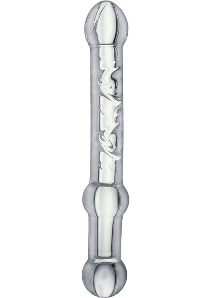 Prisms Prana Glass Thrusting Anal Probe with Raised Textures