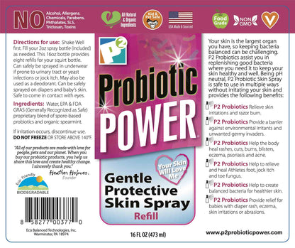 Probiotic Power Skin Spray &amp; Refills