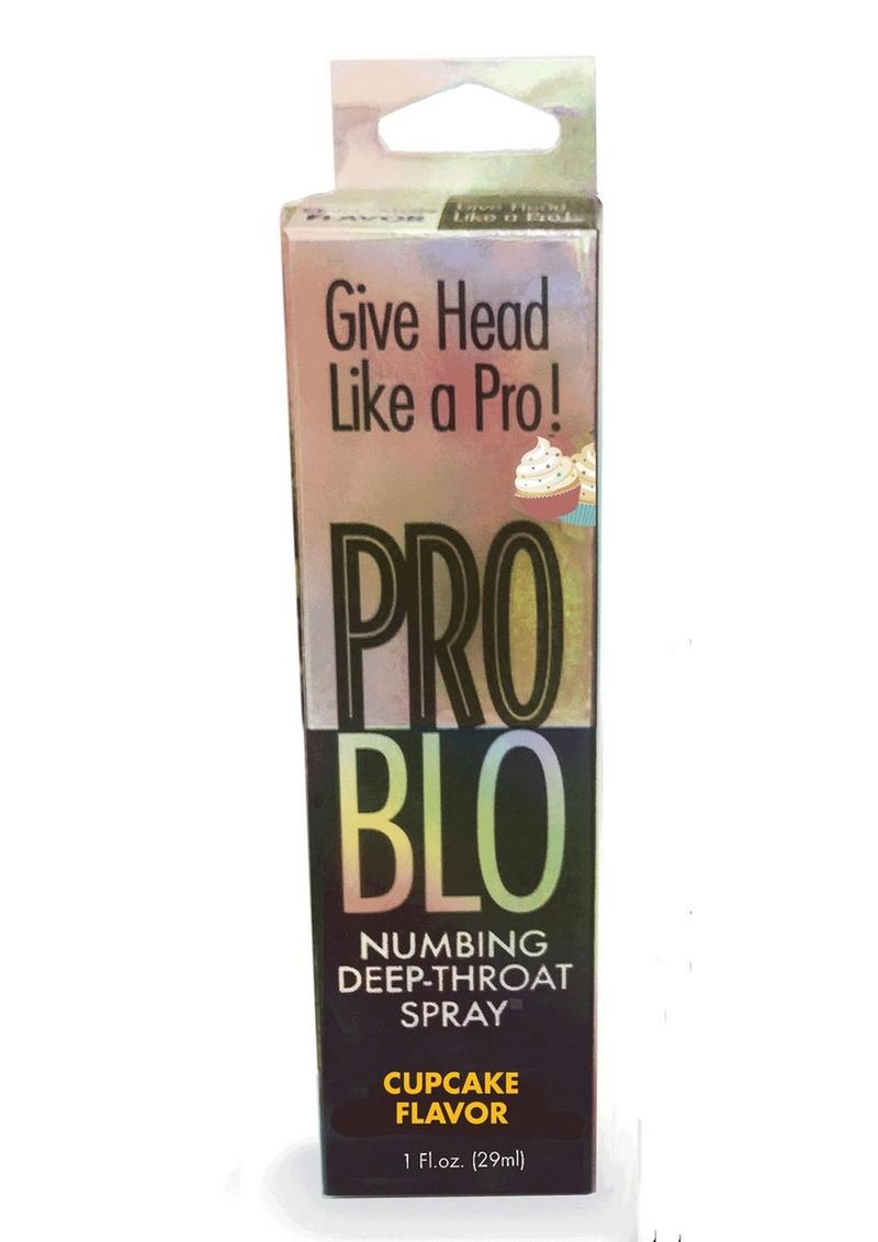 ProBlo Numbing Deep Throat Spray 1oz Cupcake Flavor