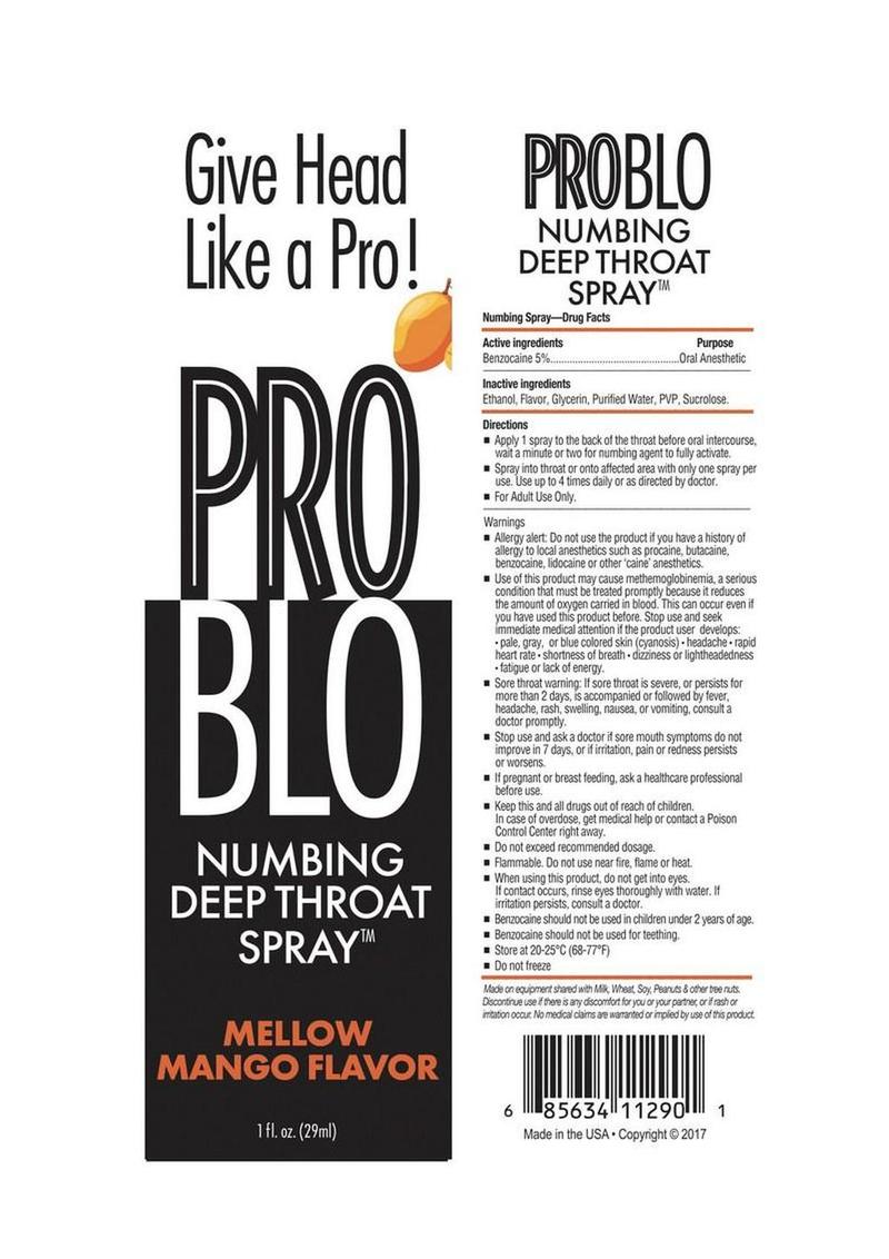 ProBlo Mango Numbing Spray
