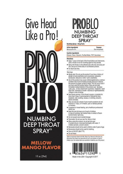 ProBlo Mango Numbing Spray