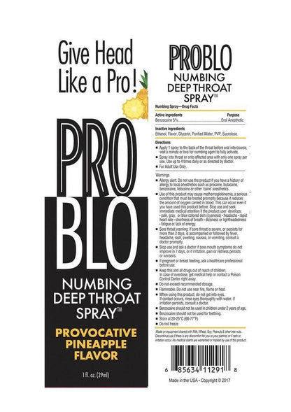 ProBlo Pineapple Numbing Spray