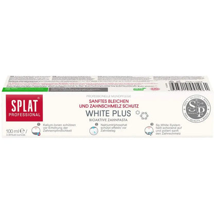 Professional Toothpaste Splat "White Plus". Safe Whitening and Enamel Protection.