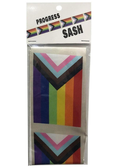 Progress Pride Sash Rainbow LGBT accessory