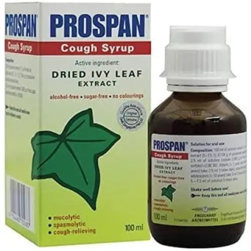 Prospan Cough Syrup - 100ml CHESTY Cough Relief &amp; Mucus Relief