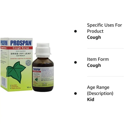 Prospan Cough Syrup - 100ml CHESTY Cough Relief &amp; Mucus Relief