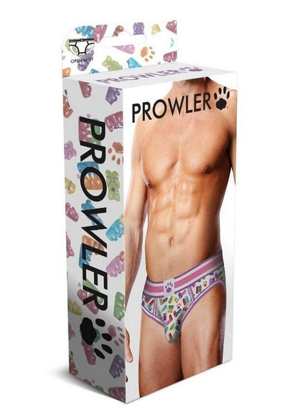 Prowler Gummy Bears Men’s Open Brief Underwear White Multicolor