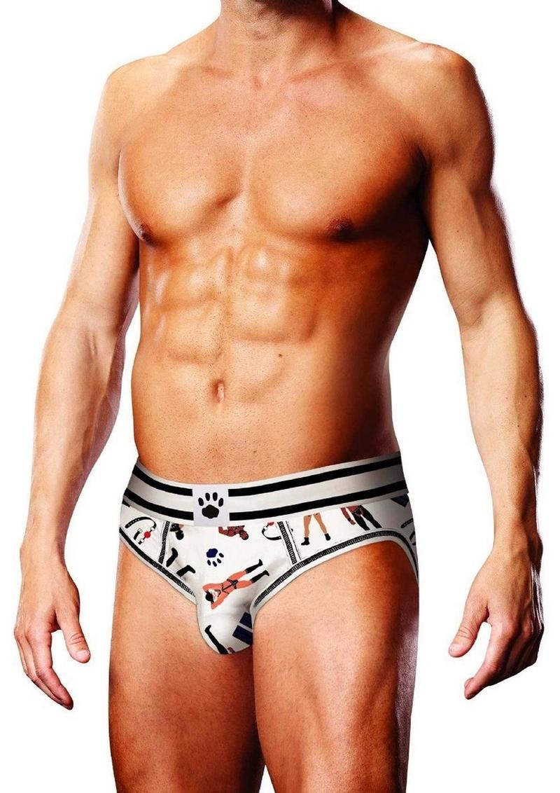 Prowler Leather Pride Open Brief Fetish Print