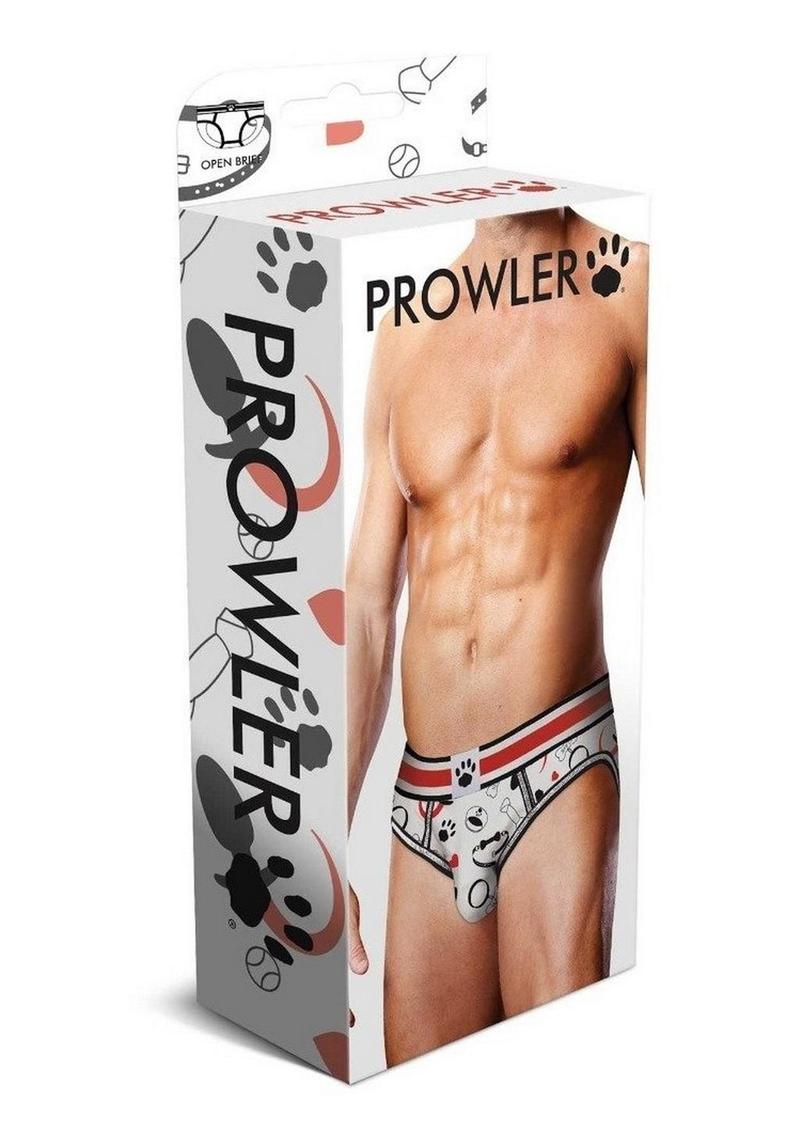 Prowler Puppy Print Open Brief With Comfortable Fit